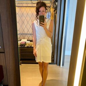 Diane Von Furstenberg White Sheath Dress